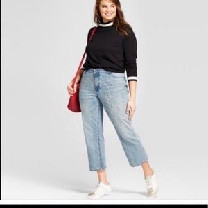 Who what wear denim jeans pearl embellished. Size 16.